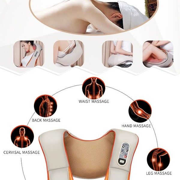 Универсален шиацу масажор за врат и гръб - Massage neck » Murzel.bg Универсален шиацу масажор за врат и гръб - Massage neck - Image 8