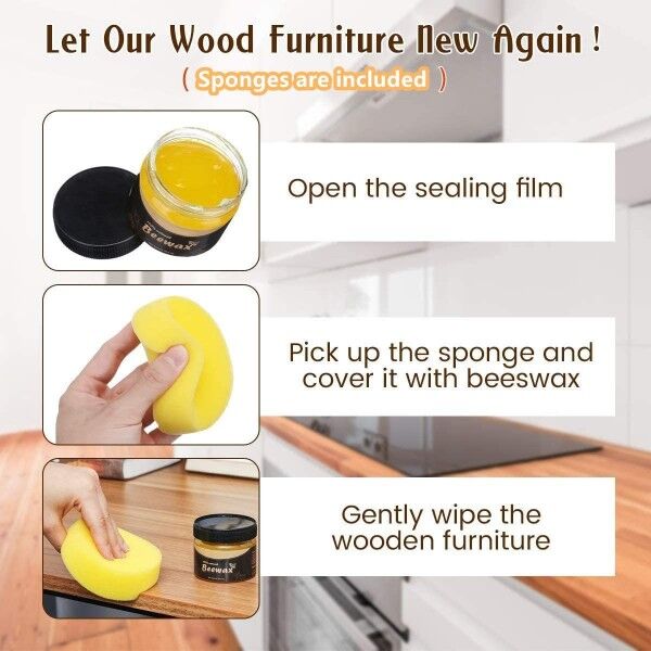 Вакса за дърво от пчелен восък - NatWax » Murzel.bg Вакса за дърво от пчелен восък NatWax