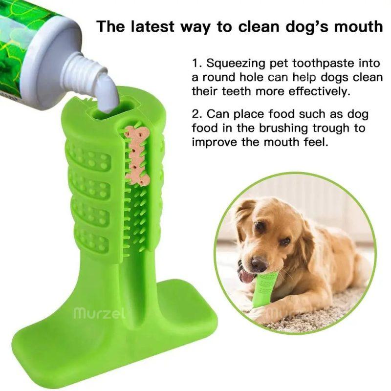 Играчка за куче, дентална четка за почистване на зъби - Dog toothbrush » Murzel.bg Играчка за куче, дентална четка за почистване на зъби