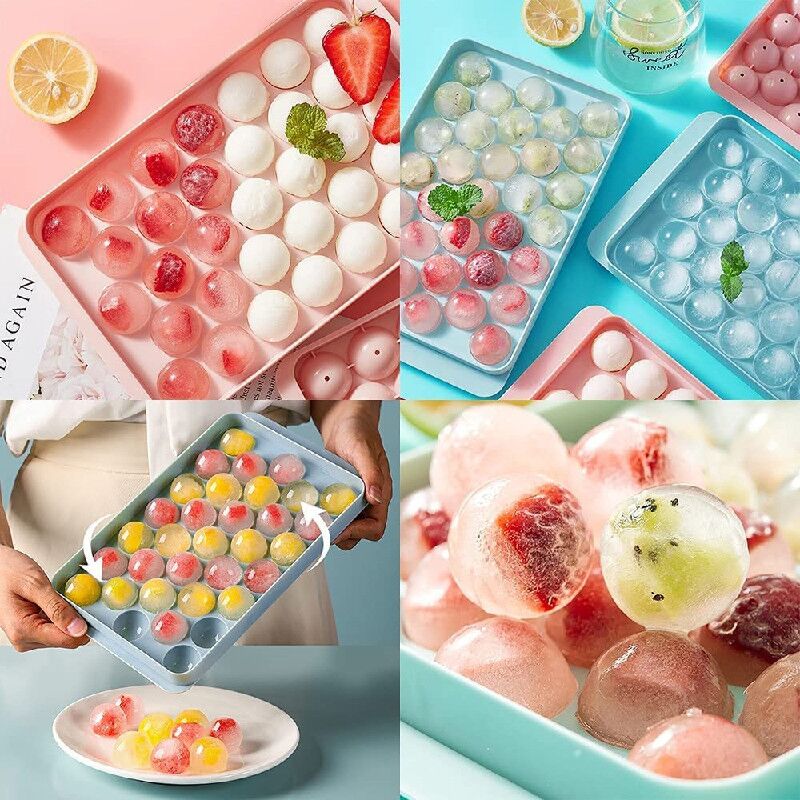 Пластмасови кръгли форми за лед - IceTrays » Murzel.bg Пластмасови кръгли форми за лед - IceTrays