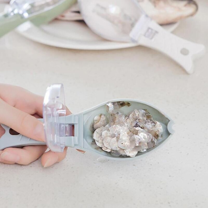 Уред с капак за почистване на люспи от риба - FishScale » Murzel.bg Уред с капак за почистване на люспи от риба - FishScale