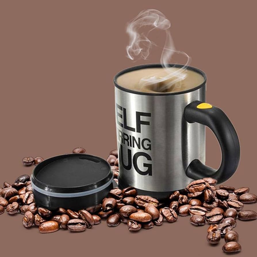 Чаша за автоматично разбъркване - Self Stirring Mug - murzel.bg