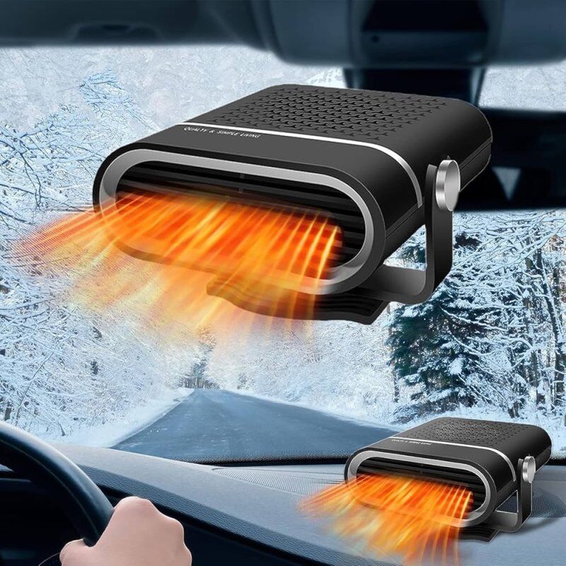 Преносима Авто печка, нагревател 2 в 1, калорифер 300W - AutoHF
